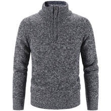 Load image into Gallery viewer, Men's Fleece Thicker Sweater Half Zipper Turtleneck Warm