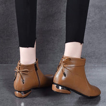 Load image into Gallery viewer, Winter Platform Boots Fashion Designer Ankle Low