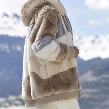 Load image into Gallery viewer, Women Long Sleeve Plush Warm Jacket