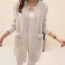 Load image into Gallery viewer, Winter Warm Fashion Women Solid Color Pockets Knitted Sweater Tunic - Sophornlilly