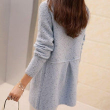 Load image into Gallery viewer, Winter Warm Fashion Women Solid Color Pockets Knitted Sweater Tunic - Sophornlilly
