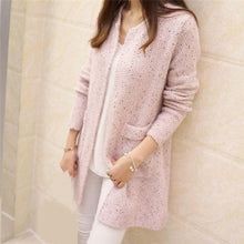 Load image into Gallery viewer, Winter Warm Fashion Women Solid Color Pockets Knitted Sweater Tunic - Sophornlilly