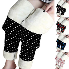 Load image into Gallery viewer, Winter Warm Legging Women Christmas Print Velvet Thickened Leggings
