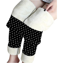 Load image into Gallery viewer, Winter Warm Legging Women Christmas Print Velvet Thickened Leggings