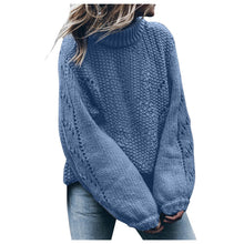Load image into Gallery viewer, Winter Women Fashion Sweater Female Solid Color Round Neck Pullover