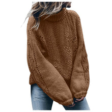 Load image into Gallery viewer, Winter Women Fashion Sweater Female Solid Color Round Neck Pullover
