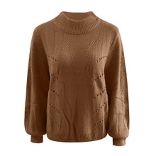 Load image into Gallery viewer, Winter Women Fashion Sweater Female Solid Color Round Neck Pullover