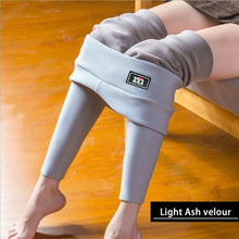 Load image into Gallery viewer, Winter Women Leggings Velvet Warm Hight Waist Leggings Women Solid