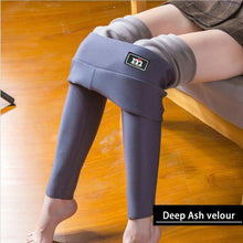 Load image into Gallery viewer, Winter Women Leggings Velvet Warm Hight Waist Leggings Women Solid