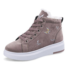 Load image into Gallery viewer, Winter Women's Sneakers Lace up Fashion Ankle Boots Ladies Casual
