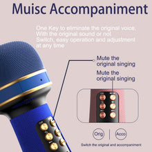 Load image into Gallery viewer, Wireless Bluetooth Karaoke Microphone Portable Professional Speaker