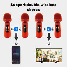Load image into Gallery viewer, Wireless Bluetooth Karaoke Microphone Portable Professional Speaker