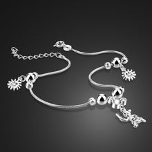 Load image into Gallery viewer, Sterling Silver Mickey Pendant Anklet