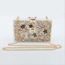 Load image into Gallery viewer, Woman Acrylic Bag Luxury Brand Designer Women Messenger Bags Crystal