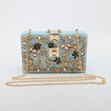 Load image into Gallery viewer, Woman Acrylic Bag Luxury Brand Designer Women Messenger Bags Crystal