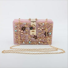 Load image into Gallery viewer, Woman Acrylic Bag Luxury Brand Designer Women Messenger Bags Crystal