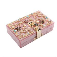 Load image into Gallery viewer, Woman Acrylic Bag Luxury Brand Designer Women Messenger Bags Crystal