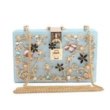Load image into Gallery viewer, Woman Acrylic Bag Luxury Brand Designer Women Messenger Bags Crystal