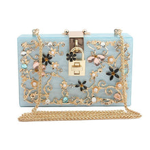 Load image into Gallery viewer, Woman Acrylic Bag Luxury Brand Designer Women Messenger Bags Crystal