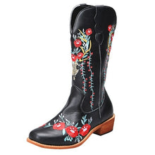 Load image into Gallery viewer, Woman Boots Vintage Casual Women Boot Fashion Punk Style New Cowboy