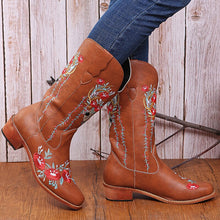 Load image into Gallery viewer, Woman Boots Vintage Casual Women Boot Fashion Punk Style New Cowboy