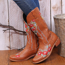 Load image into Gallery viewer, Woman Boots Vintage Casual Women Boot Fashion Punk Style New Cowboy