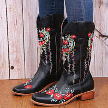 Load image into Gallery viewer, Woman Boots Vintage Casual Women Boot Fashion Punk Style New Cowboy