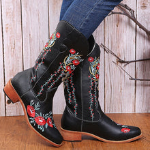 Load image into Gallery viewer, Woman Boots Vintage Casual Women Boot Fashion Punk Style New Cowboy