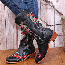 Load image into Gallery viewer, Woman Boots Vintage Casual Women Boot Fashion Punk Style New Cowboy
