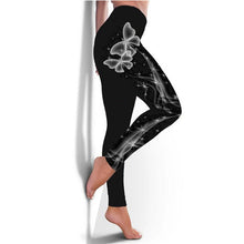 Load image into Gallery viewer, Woman Fashion 3D Butterfly Leggings High Waisted Sweatpants Pants