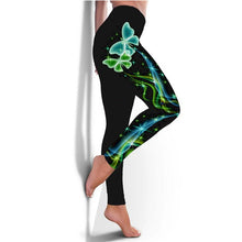 Load image into Gallery viewer, Woman Fashion 3D Butterfly Leggings High Waisted Sweatpants Pants
