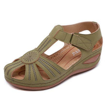 Load image into Gallery viewer, Woman Shoes Retro Sandals Med Suit Female Beige Anti Skid Clogs