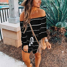 Load image into Gallery viewer, Slash Neck Overall Sexy Jumpsuit Casual