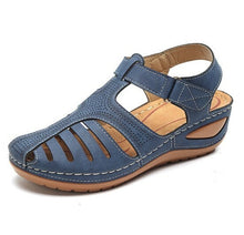 Load image into Gallery viewer, Woman Summer Vintage Wedge Sandals Buckle Casual Sewing Women Shoes - Sophornlilly