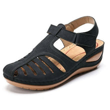 Load image into Gallery viewer, Woman Summer Vintage Wedge Sandals Buckle Casual Sewing Women Shoes - Sophornlilly