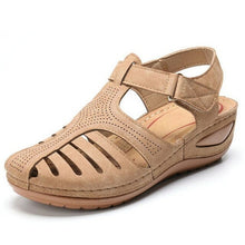 Load image into Gallery viewer, Woman Summer Vintage Wedge Sandals Buckle Casual Sewing Women Shoes - Sophornlilly