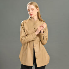 Load image into Gallery viewer, Women 100% Real Sheepskin Jacket Shirt Ladies Autumn Casual