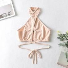 Load image into Gallery viewer, Women 2021 Sexy  3 Color Halterneck Sling top Various Ways Wear Camis