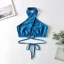 Load image into Gallery viewer, Women 2021 Sexy  3 Color Halterneck Sling top Various Ways Wear Camis