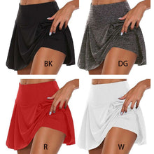 Load image into Gallery viewer, Women Athletic Tennis Golf Sports Trousers Skirt 2 In 1 Stretchy