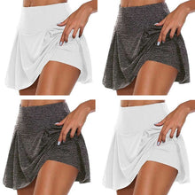 Load image into Gallery viewer, Women Athletic Tennis Golf Sports Trousers Skirt 2 In 1 Stretchy