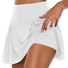 Load image into Gallery viewer, Women Athletic Tennis Golf Sports Trousers Skirt 2 In 1 Stretchy