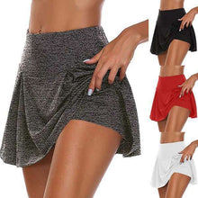 Load image into Gallery viewer, Women Athletic Tennis Golf Sports Trousers Skirt 2 In 1 Stretchy