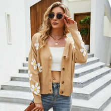 Load image into Gallery viewer, Knitted Cardigans Sweater Fashion Casual Loose V