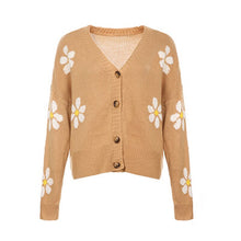 Load image into Gallery viewer, Knitted Cardigans Sweater Fashion Casual Loose V