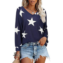 Load image into Gallery viewer, Long Sleeved V Neck Stars