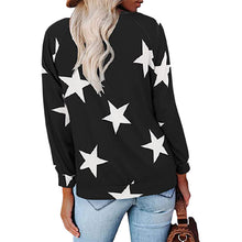 Load image into Gallery viewer, Long Sleeved V Neck Stars