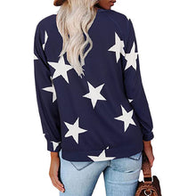Load image into Gallery viewer, Long Sleeved V Neck Stars
