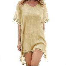 Load image into Gallery viewer, Women Beach Cover Up Lace Hollow Crochet Swimsuit Beach Dress Women