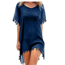 Load image into Gallery viewer, Women Beach Cover Up Lace Hollow Crochet Swimsuit Beach Dress Women